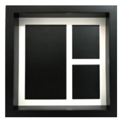 Black Wooden Frame (L)